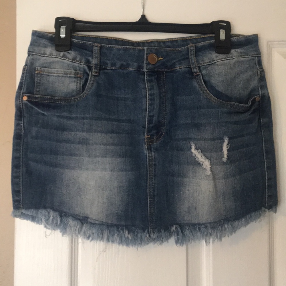 Dollhouse Denim Skirt